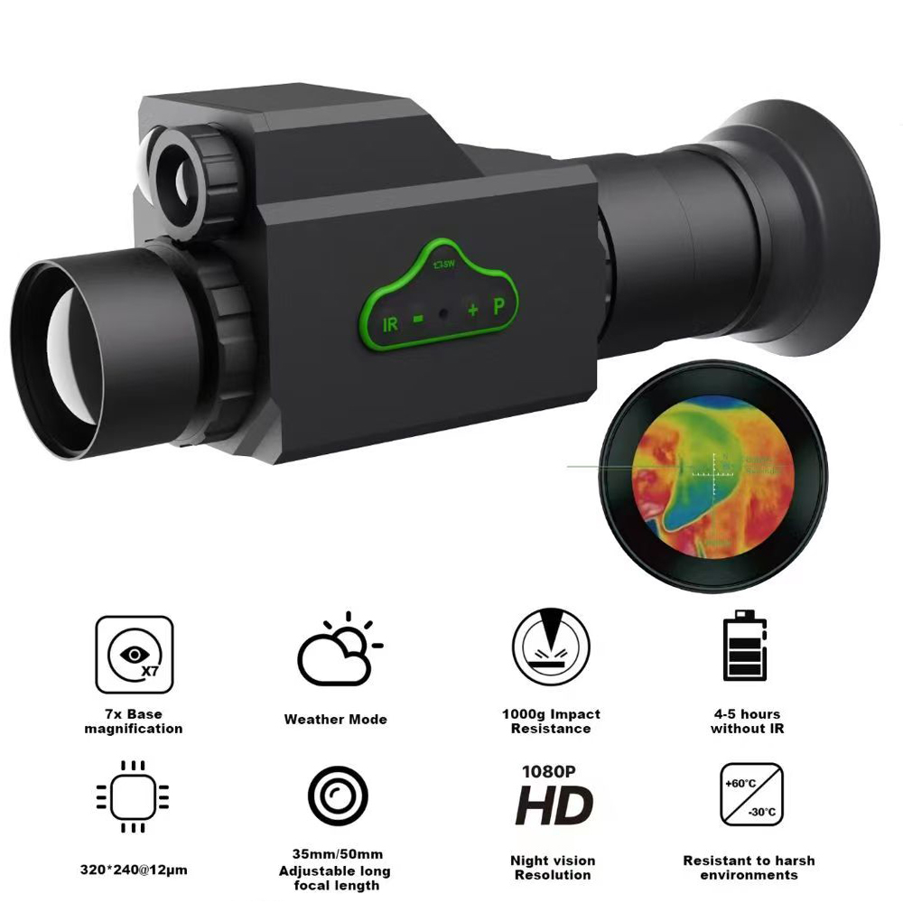 MV265 Pro Head Mounted Monocul - Thermal Scope Night Vision Monocular 评论和价格